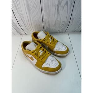 Nike Yellow and White Athletic Shoes